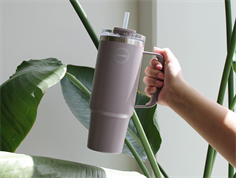 AYA&IDA lavender thermal cup with straw 885ml